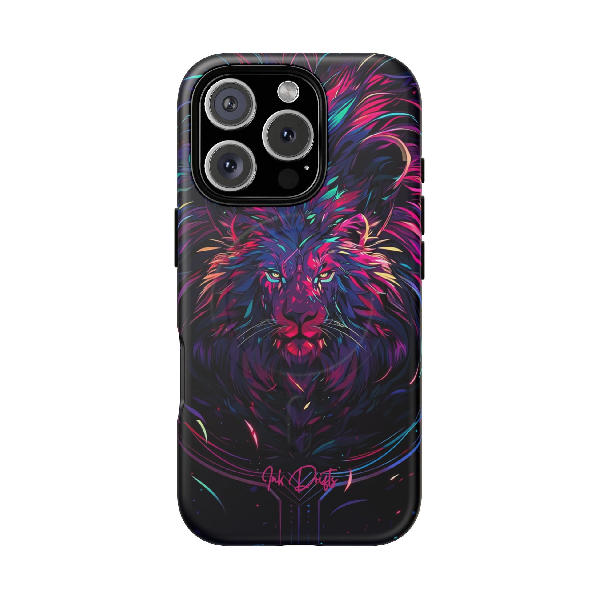 iPhone 16 Pro Matte Phone Case - Neon Majesty | MagSafe iPhone Case