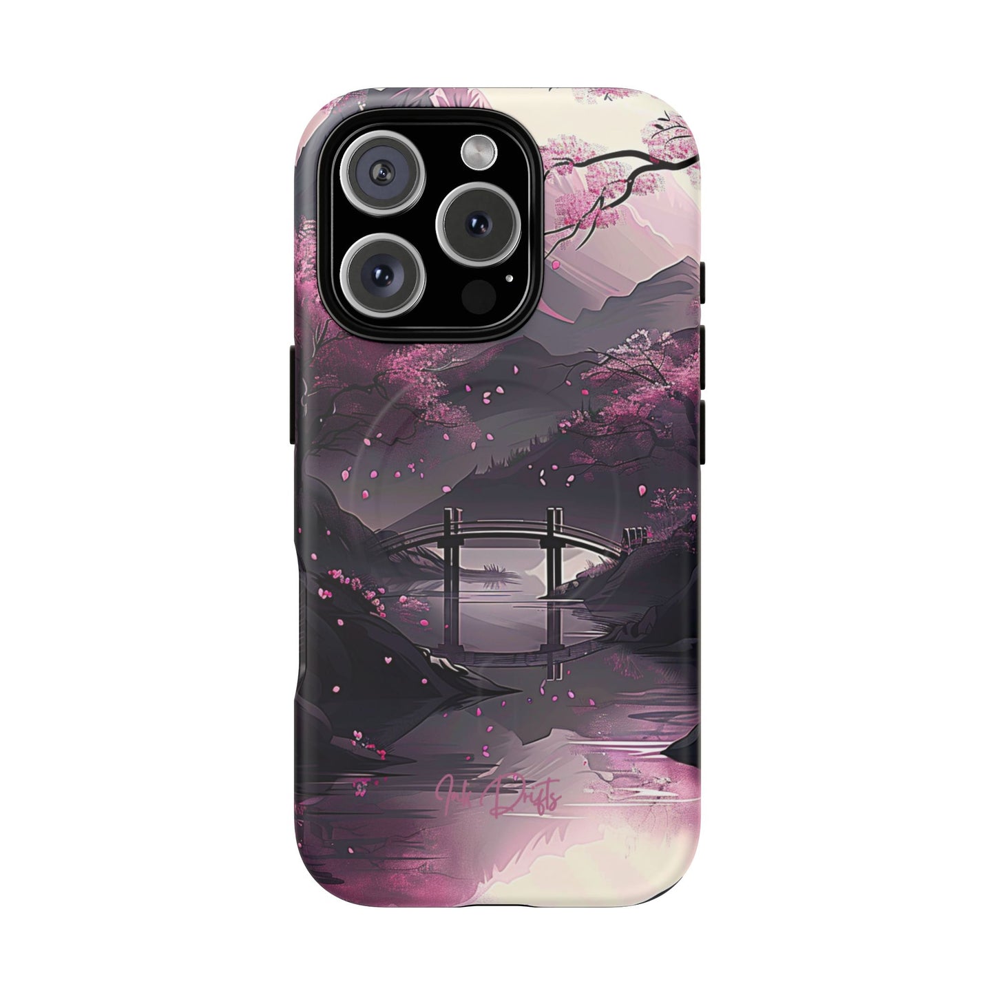 iPhone 16 Pro Matte Phone Case - Blossom Bridge | MagSafe iPhone Case