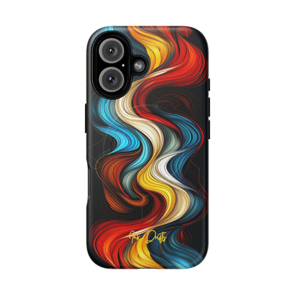 iPhone 16 Matte Phone Case - Tangled Colors | MagSafe iPhone Case