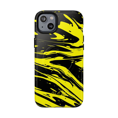 iPhone 14 Plus Glossy Phone Case - Bumble Bee | MagSafe iPhone Case