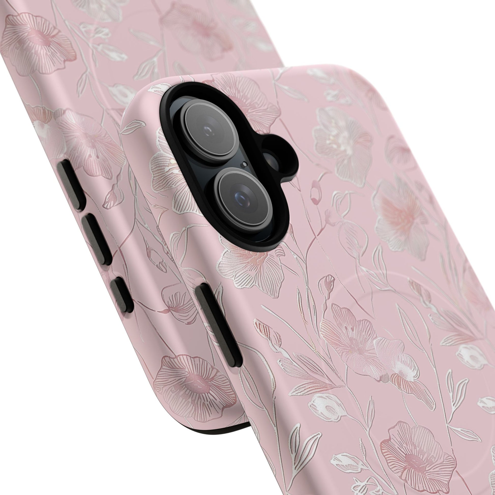 Phone Case - Pink Flora | MagSafe iPhone Case