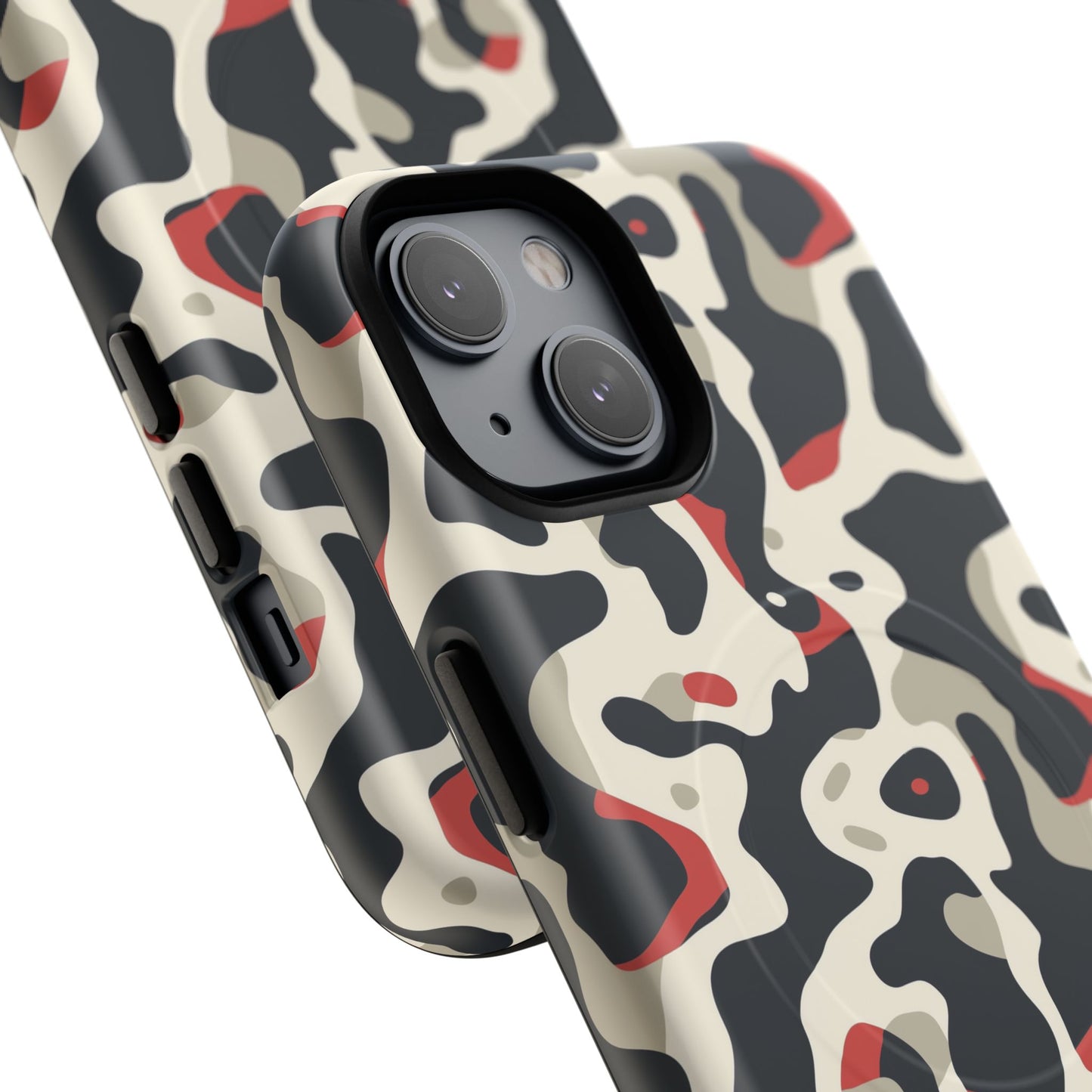 Phone Case - Cream Red Camo | MagSafe iPhone Case