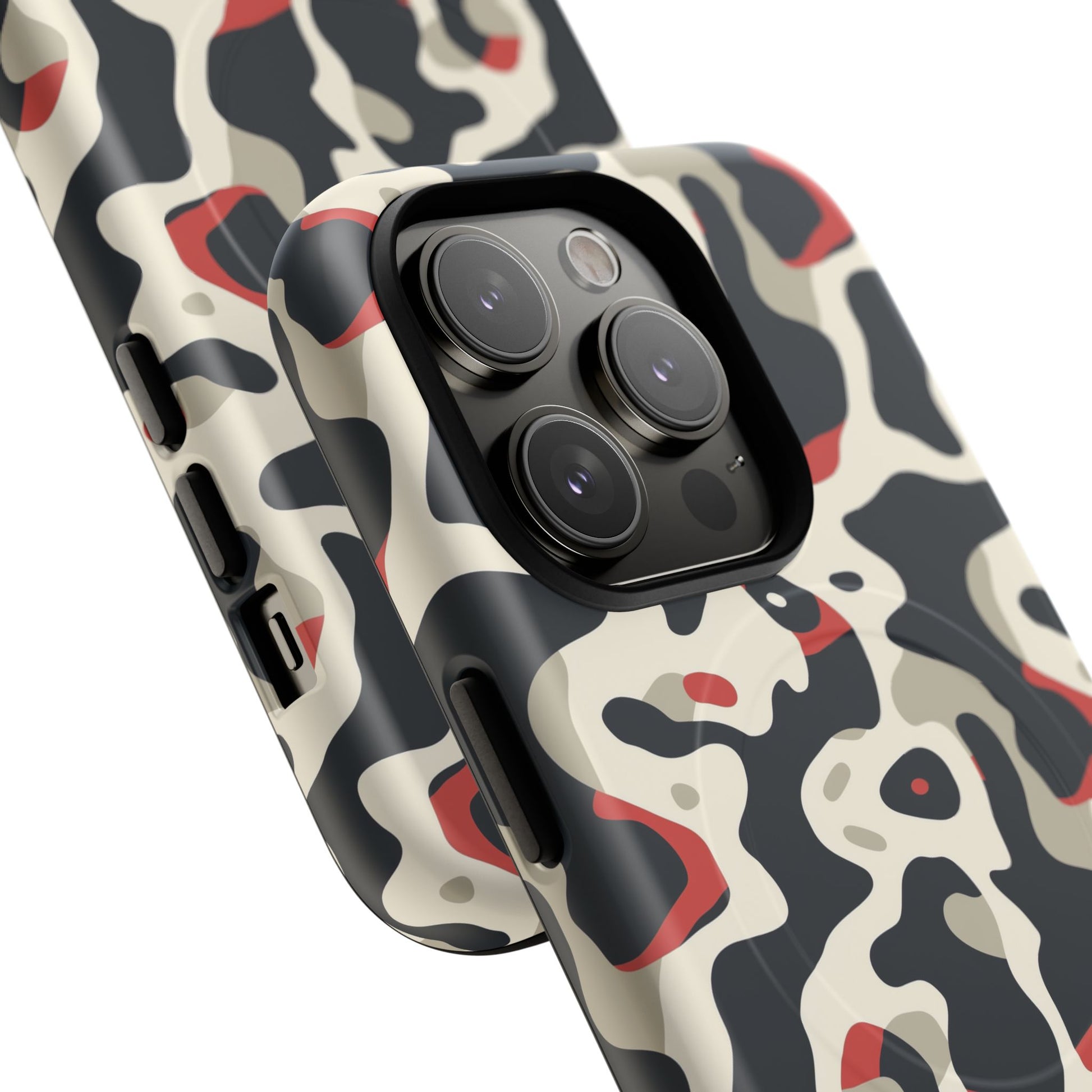 Phone Case - Cream Red Camo | MagSafe iPhone Case