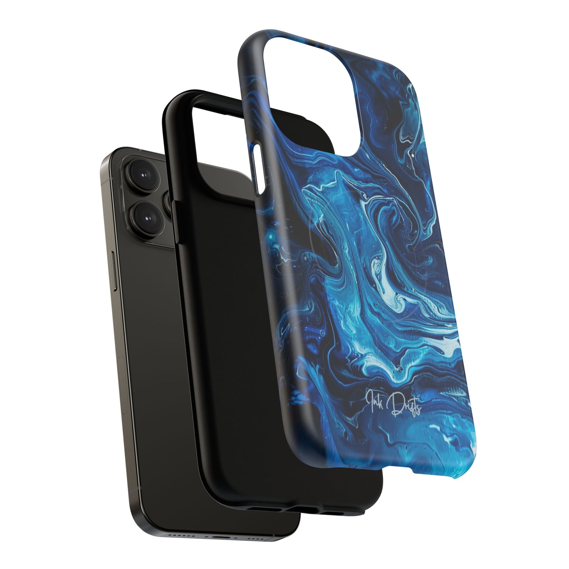 Phone Case - Blue Swirl | MagSafe iPhone Case