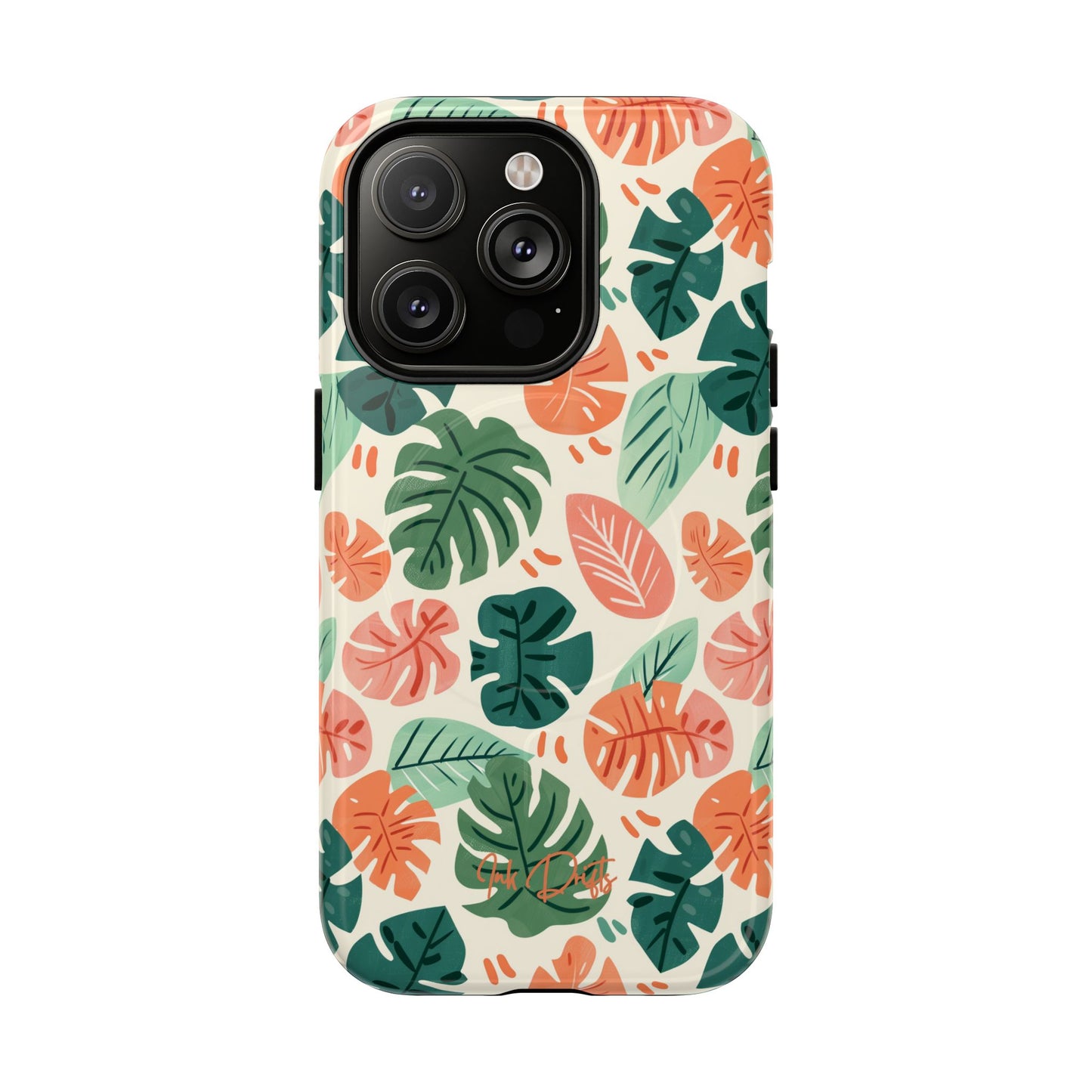 iPhone 14 Pro Glossy Phone Case - Tropical Breeze | MagSafe iPhone Case