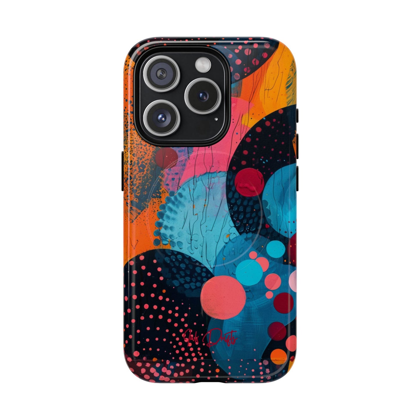 iPhone 15 Pro Glossy Phone Case - Color Burst | MagSafe iPhone Case