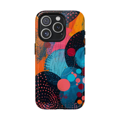 iPhone 15 Pro Glossy Phone Case - Color Burst | MagSafe iPhone Case