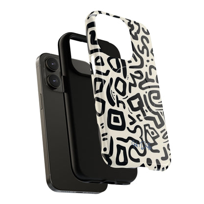 Phone Case - Abstract Doodle | MagSafe iPhone Case