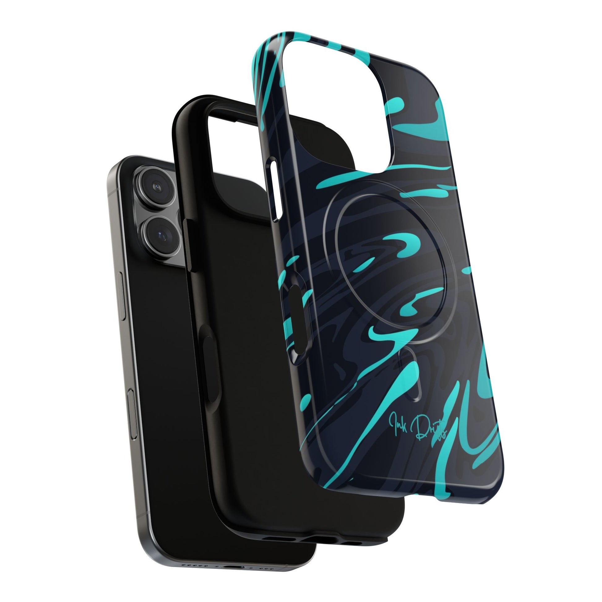 Phone Case - Turquoise Splash | MagSafe iPhone Case