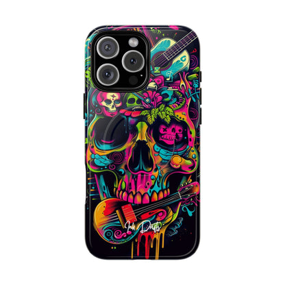 iPhone 16 Pro Max Glossy Phone Case - Psychedelic Harmony | MagSafe iPhone Case