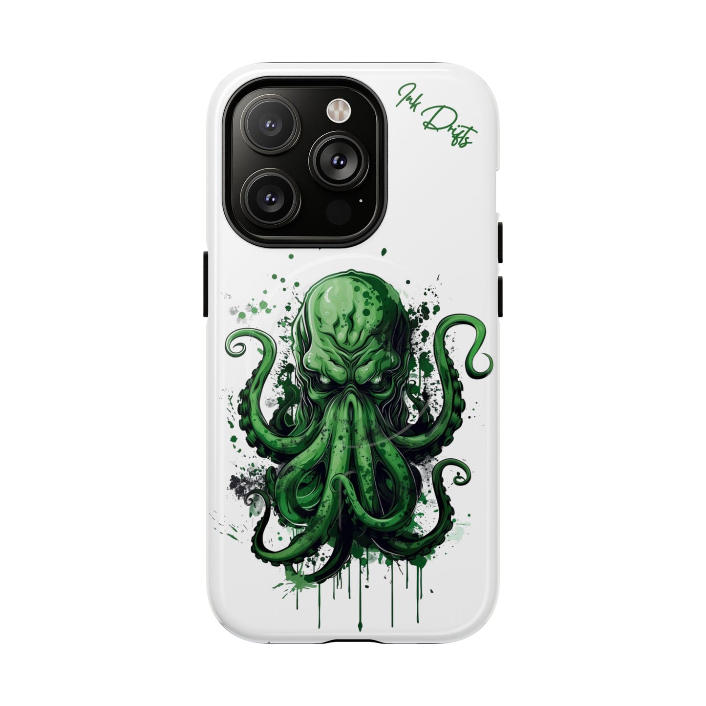 iPhone 14 Pro Glossy Phone Case - Kraken Fury | MagSafe iPhone Case