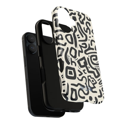 Phone Case - Abstract Doodle | MagSafe iPhone Case