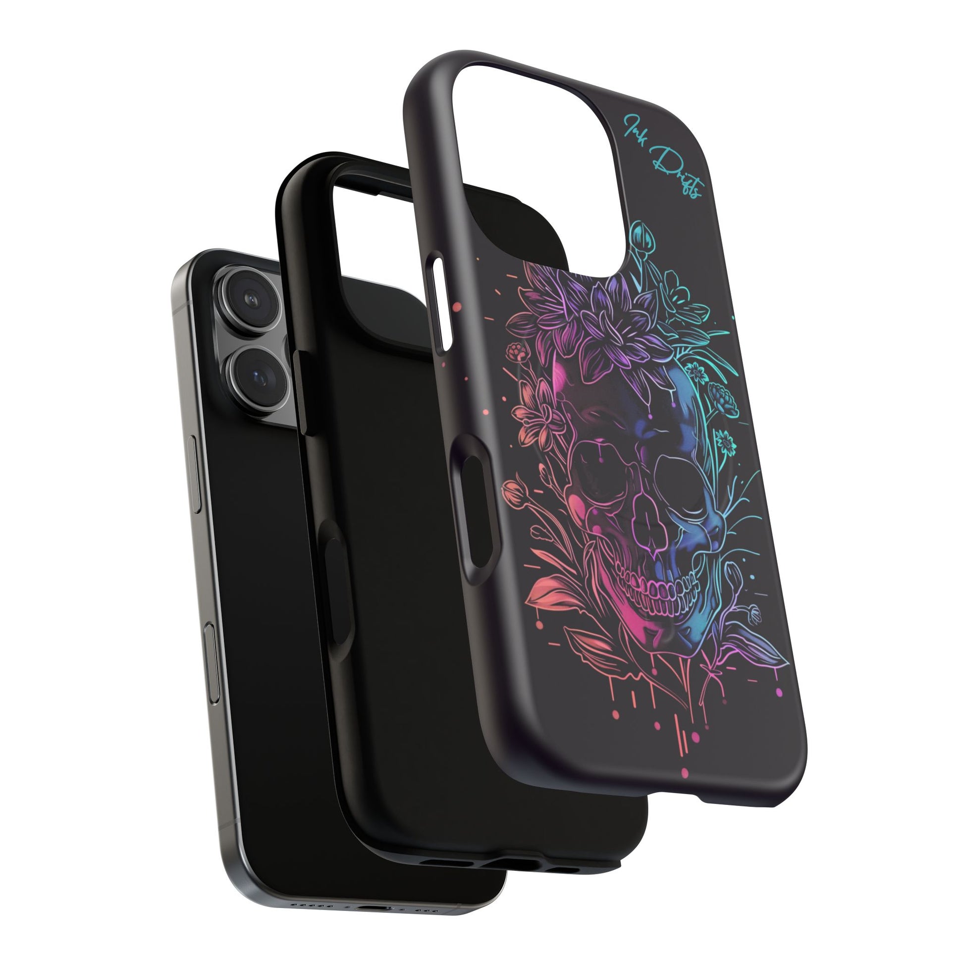 Phone Case - Neon Skull | MagSafe iPhone Case