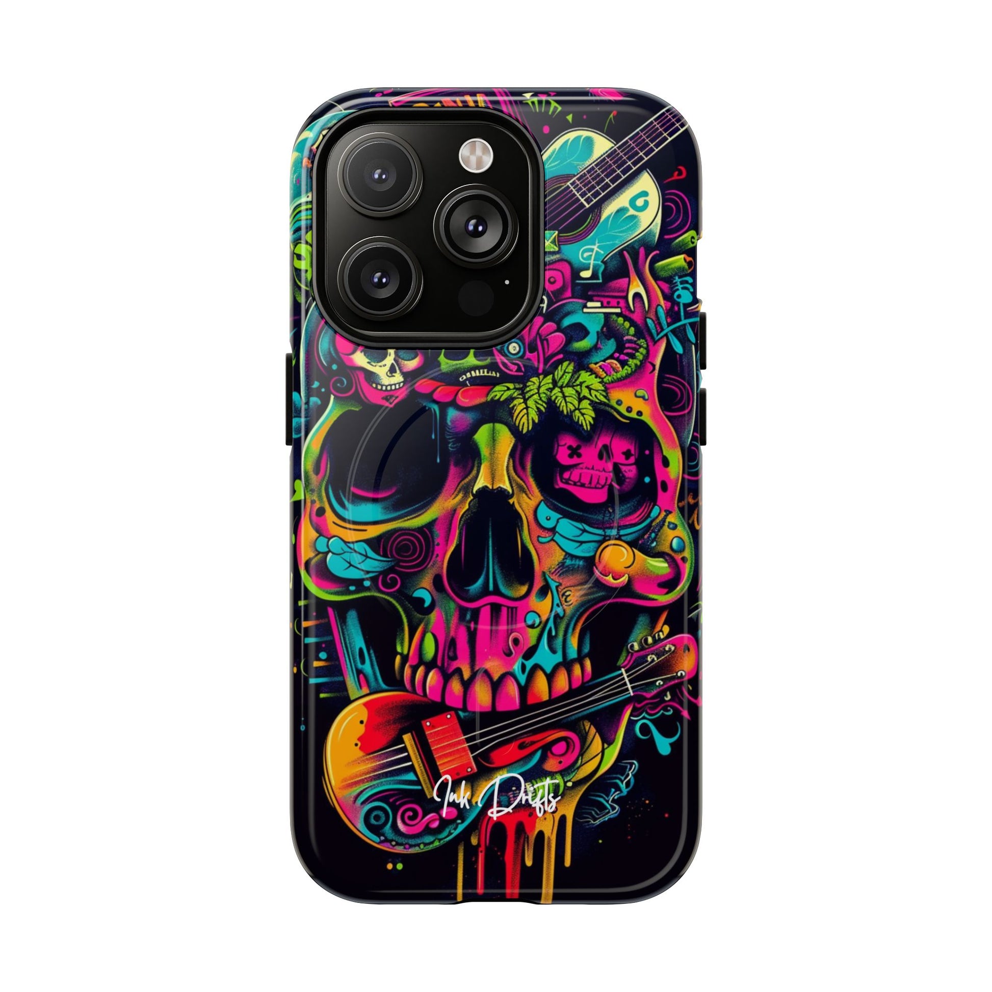 iPhone 14 Pro Glossy Phone Case - Psychedelic Harmony | MagSafe iPhone Case