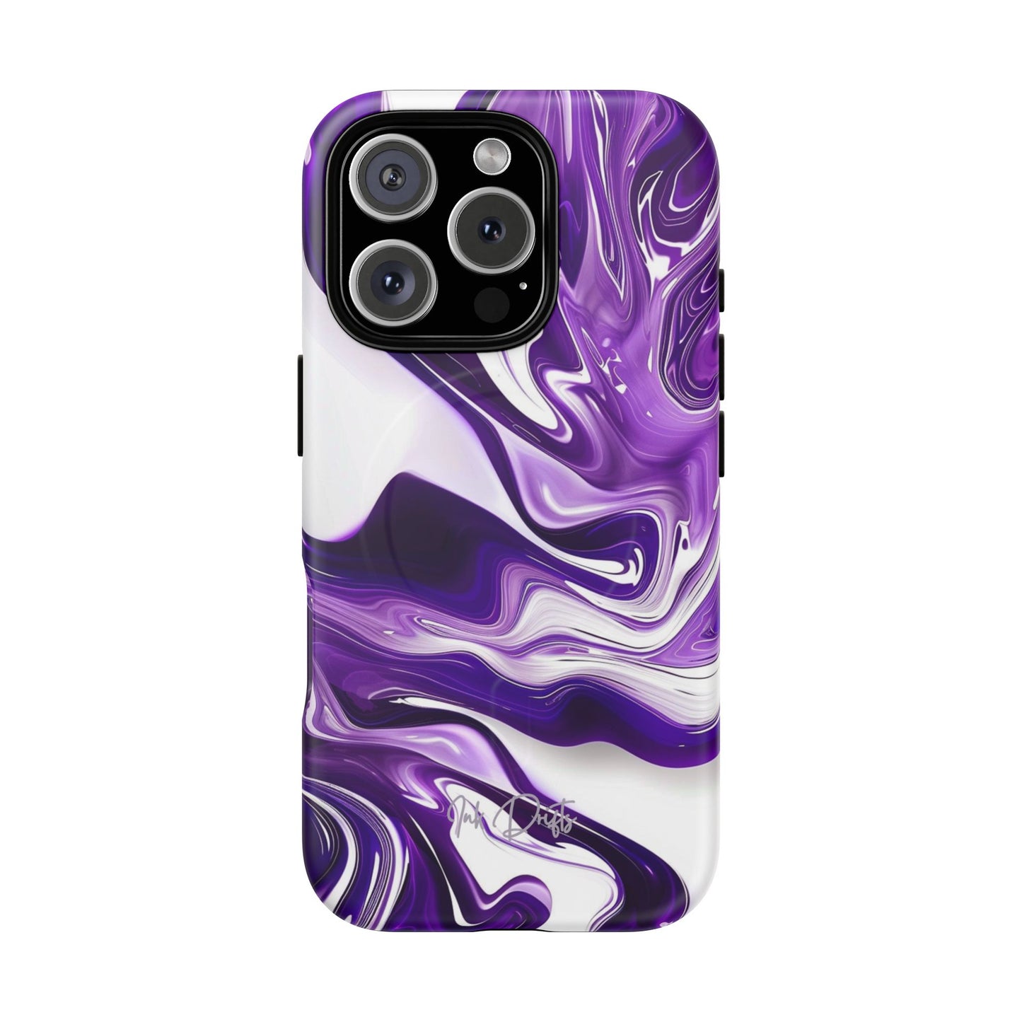 iPhone 16 Pro Matte Phone Case - Violet Vortex | MagSafe iPhone Case