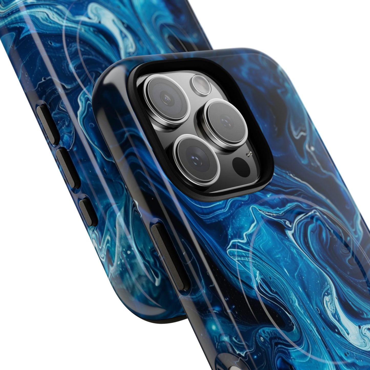 Phone Case - Blue Swirl | MagSafe iPhone Case