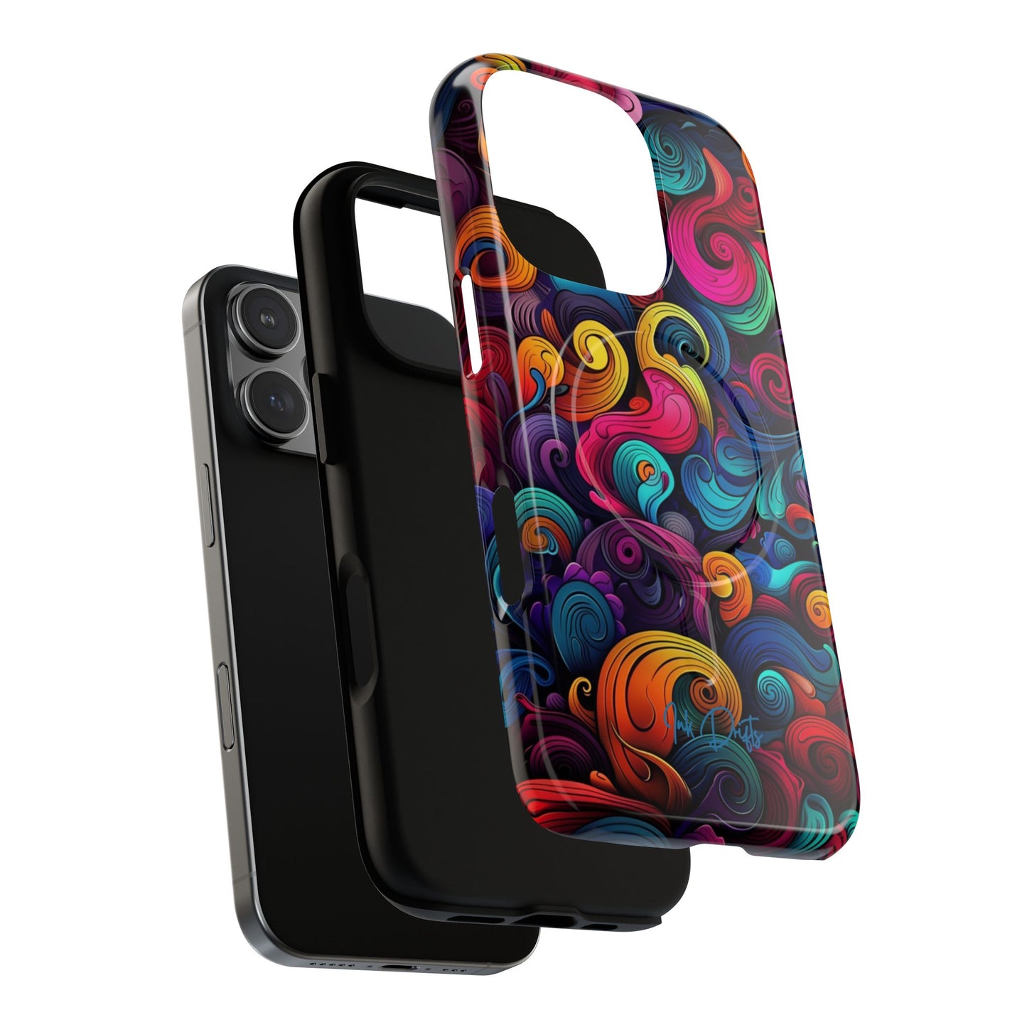 Phone Case - Psychedelic Waves | MagSafe iPhone Case