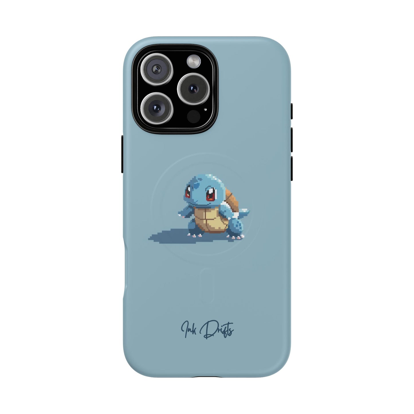 iPhone 16 Pro Max Matte Phone Case - Pixel Squirtle | MagSafe iPhone Case