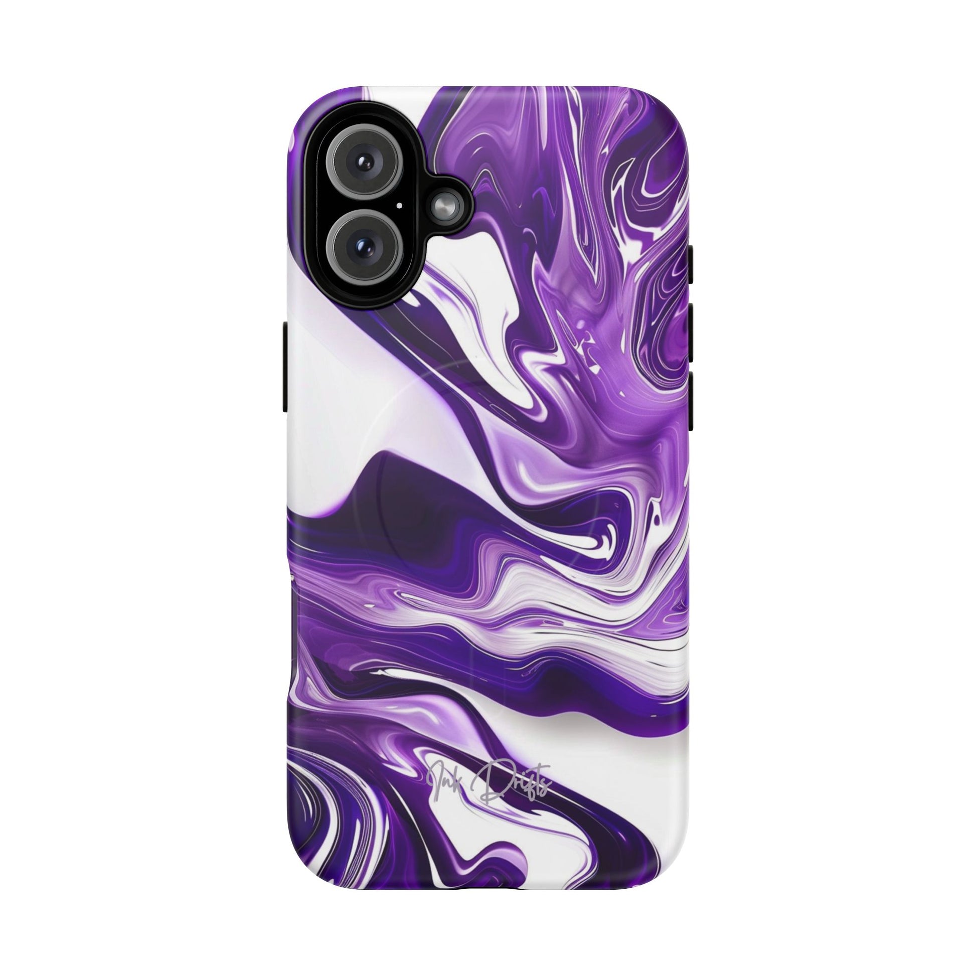 iPhone 16 Plus Matte Phone Case - Violet Vortex | MagSafe iPhone Case