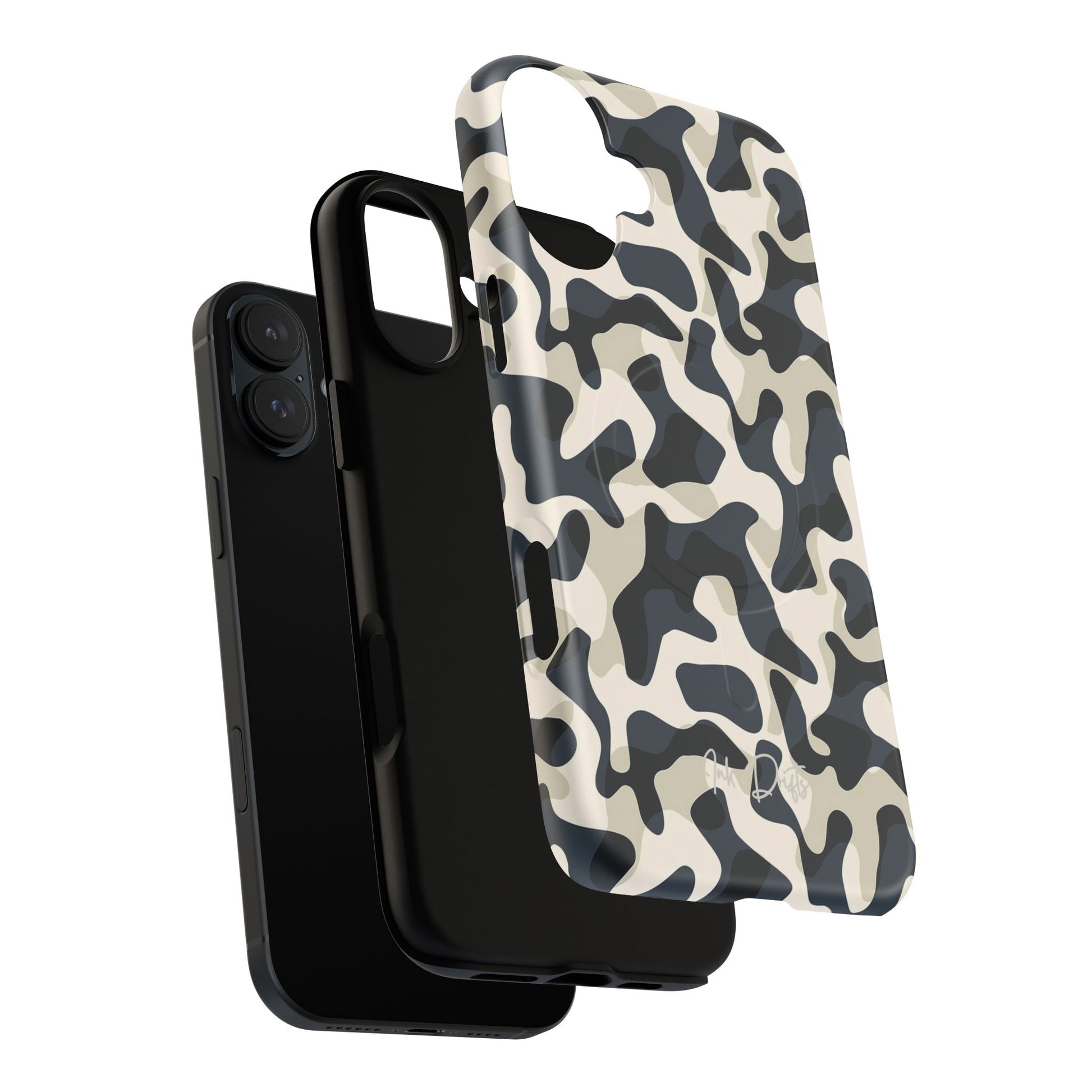 Phone Case - Monochrome Camo | MagSafe iPhone Case