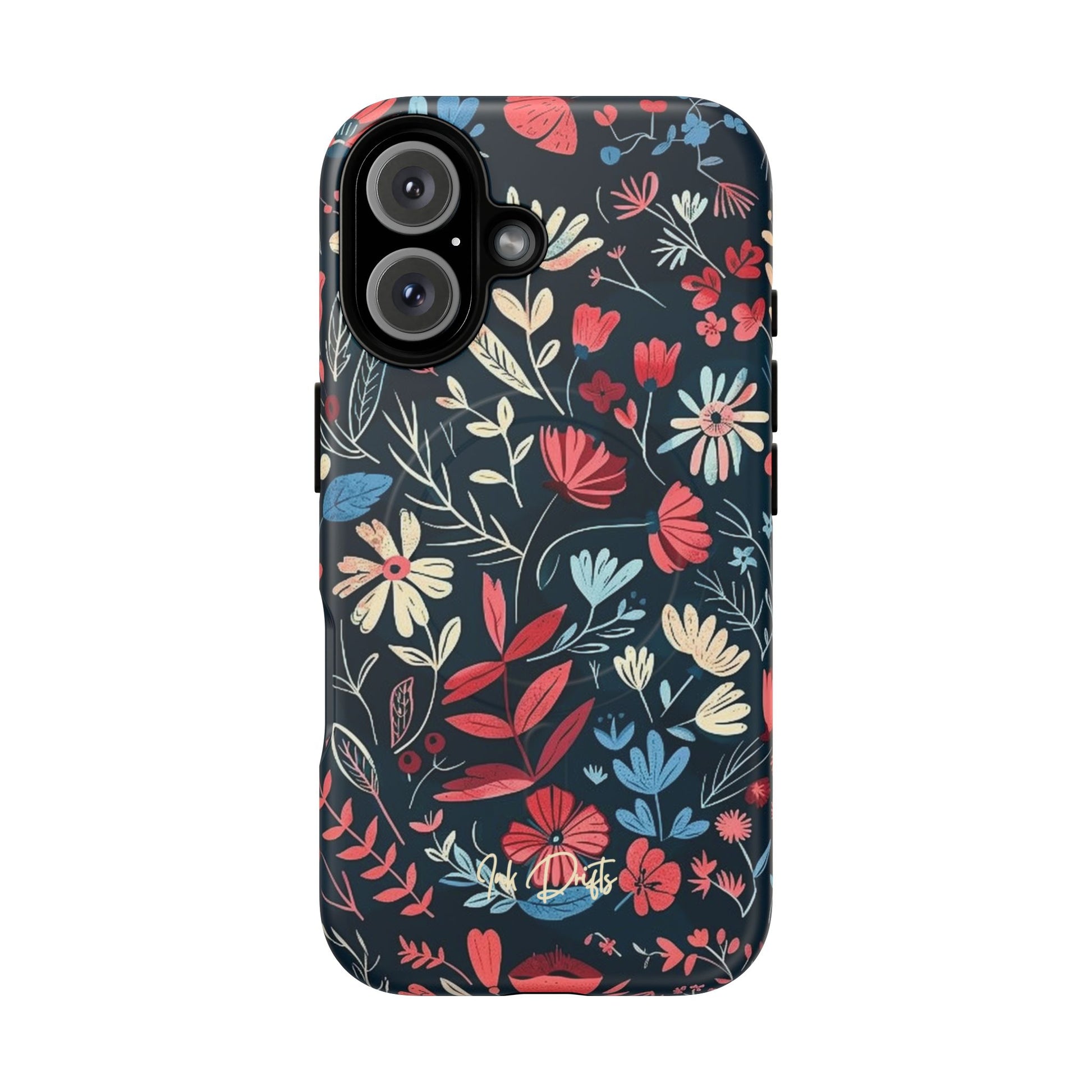 iPhone 16 Matte Phone Case - Twilight Petals | MagSafe iPhone Case