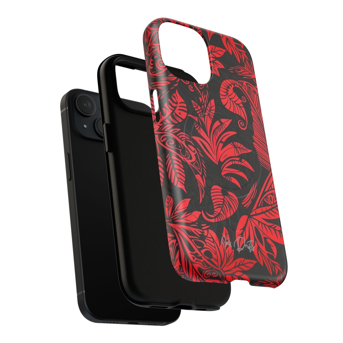 Phone Case - Crimson Jungle | MagSafe iPhone Case