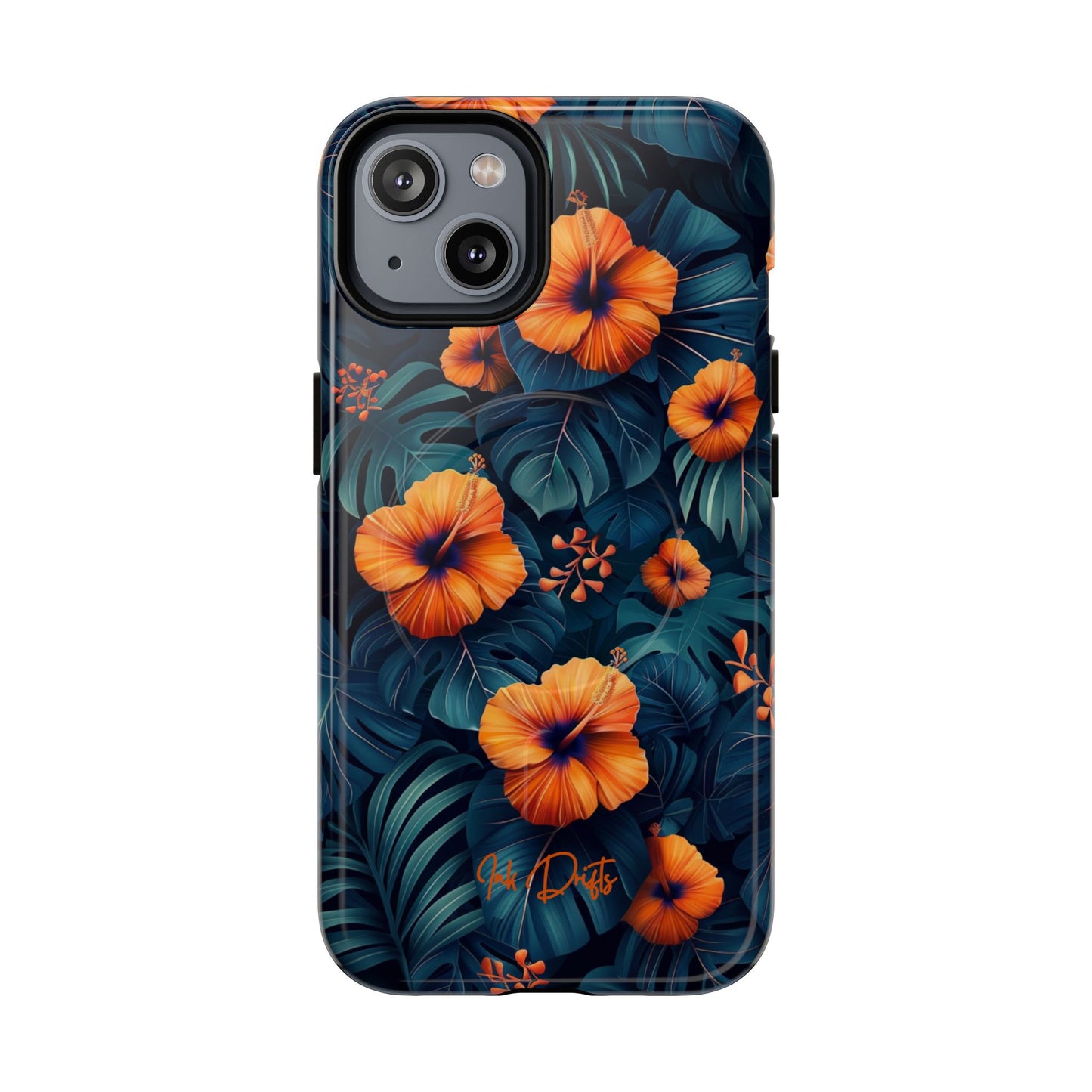 iPhone 14 Glossy Phone Case - Island Bloom | MagSafe iPhone Case