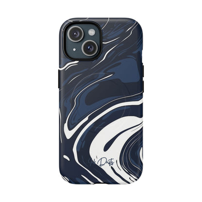 iPhone 15 Matte Phone Case - Marble Swirl | MagSafe iPhone Case