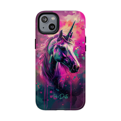 iPhone 14 Plus Glossy Phone Case - Mystic Unicorn | MagSafe iPhone Case