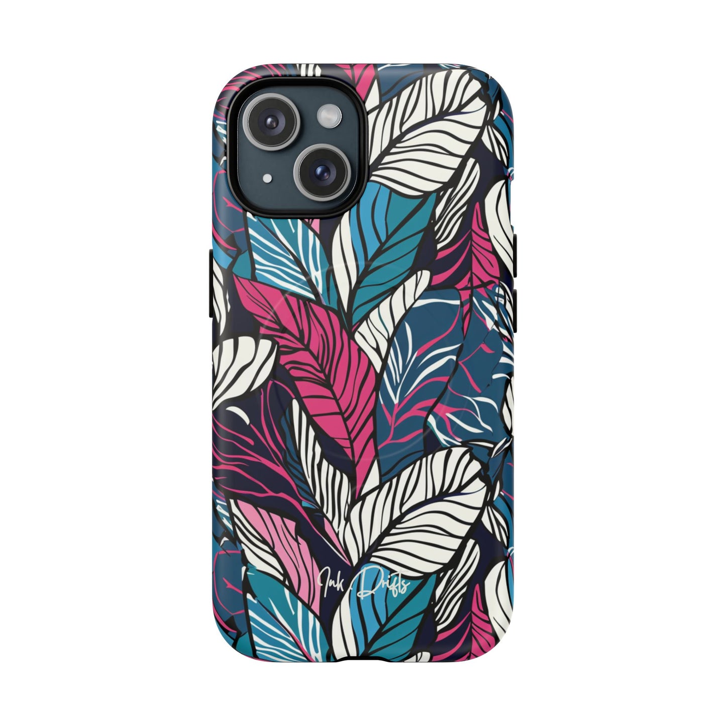 iPhone 15 Matte Phone Case - Leaf Symphony | MagSafe iPhone Case