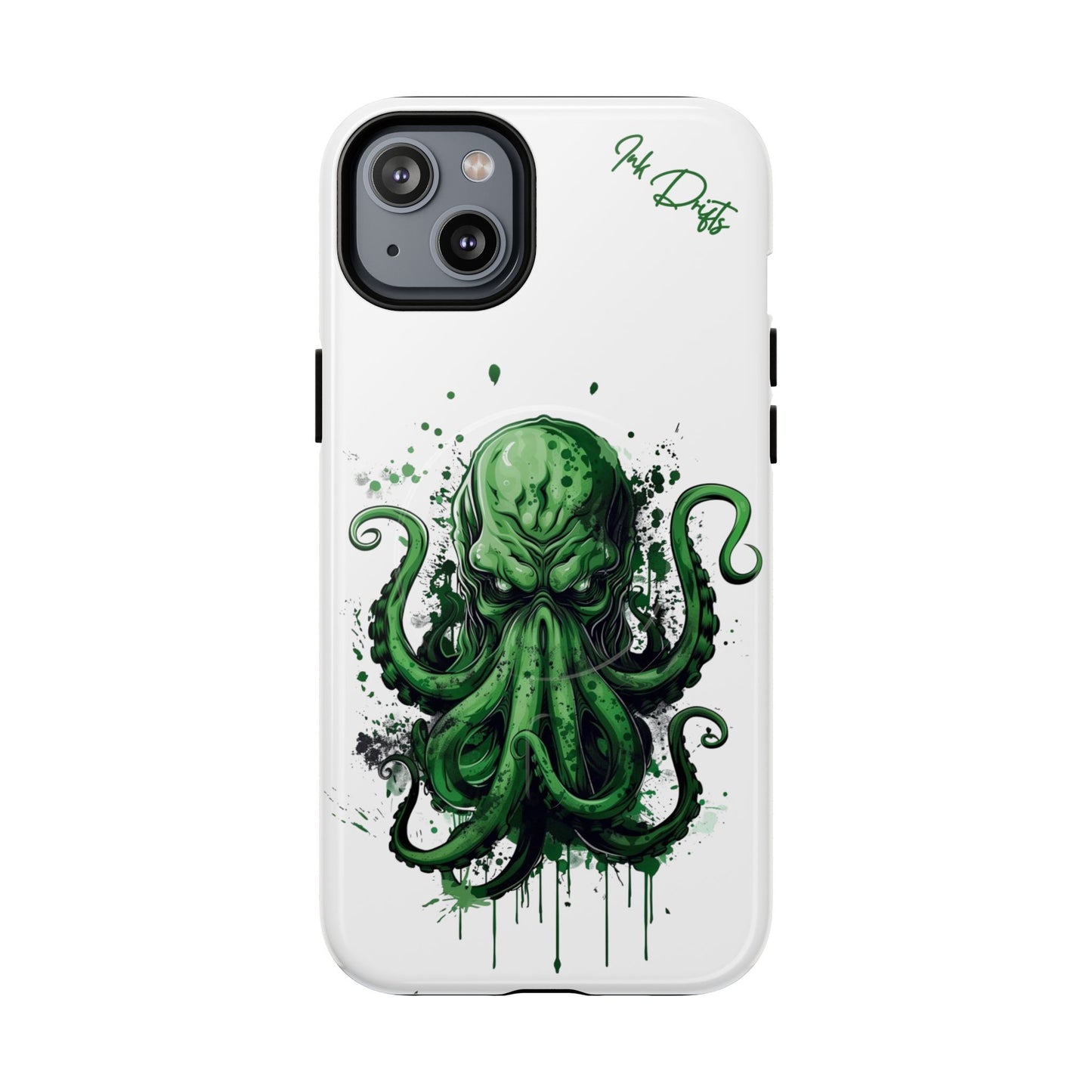 iPhone 14 Plus Glossy Phone Case - Kraken Fury | MagSafe iPhone Case