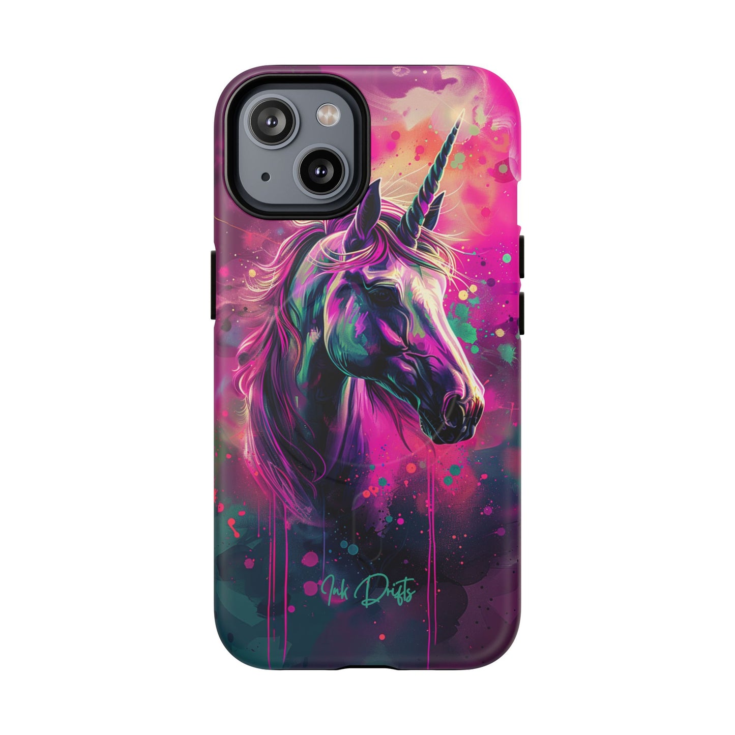 iPhone 14 Matte Phone Case - Mystic Unicorn | MagSafe iPhone Case