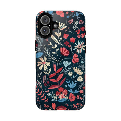 iPhone 16 Plus Glossy Phone Case - Twilight Petals | MagSafe iPhone Case