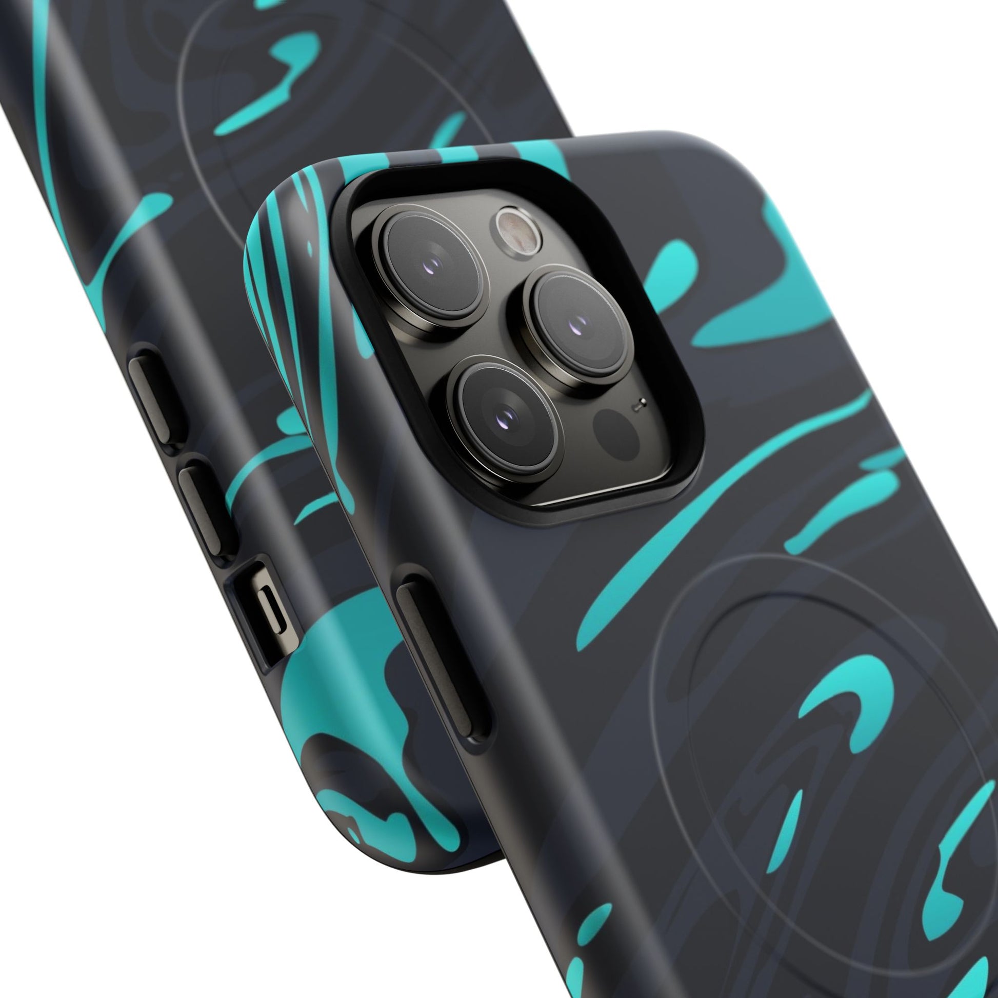 Phone Case - Turquoise Splash | MagSafe iPhone Case