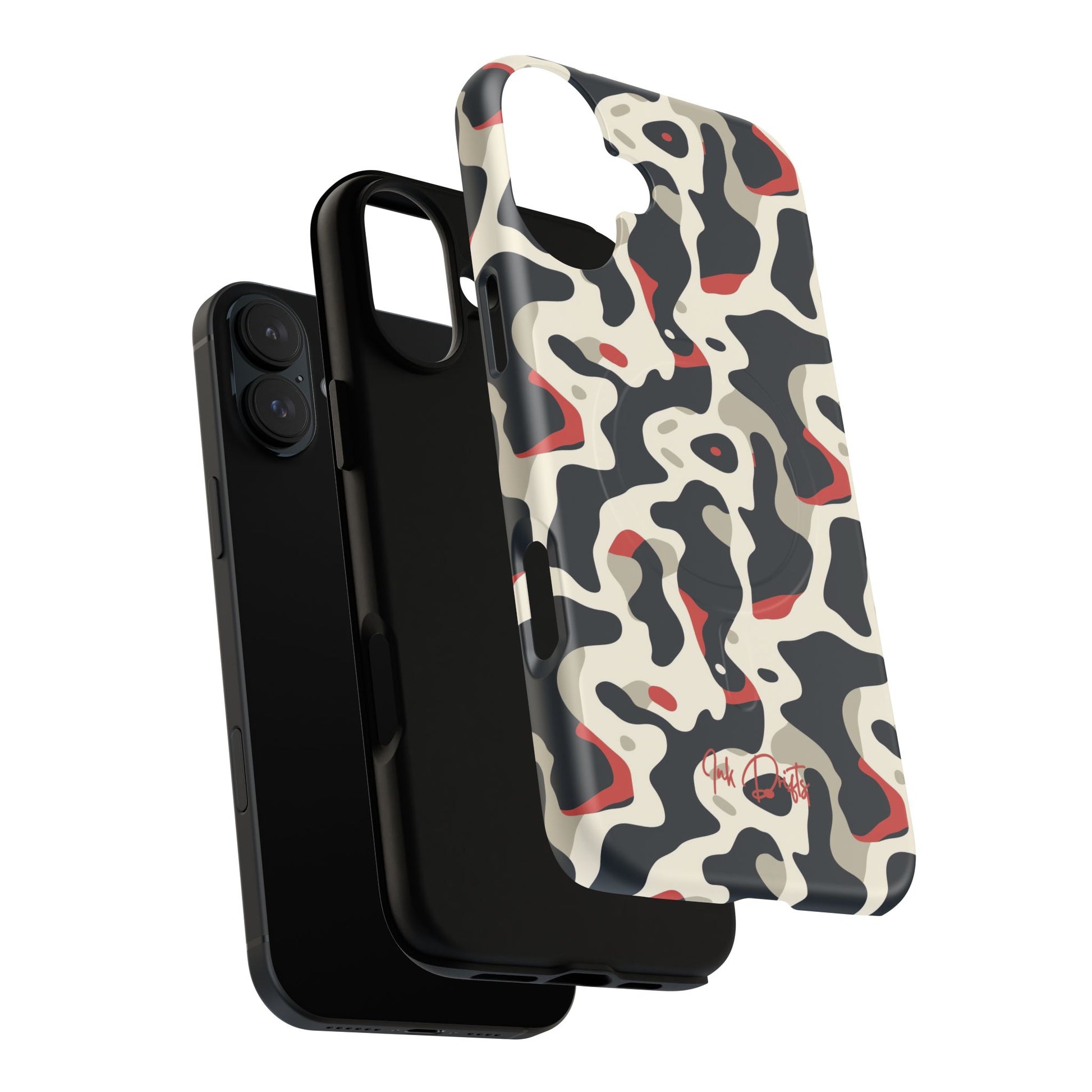 Phone Case - Cream Red Camo | MagSafe iPhone Case