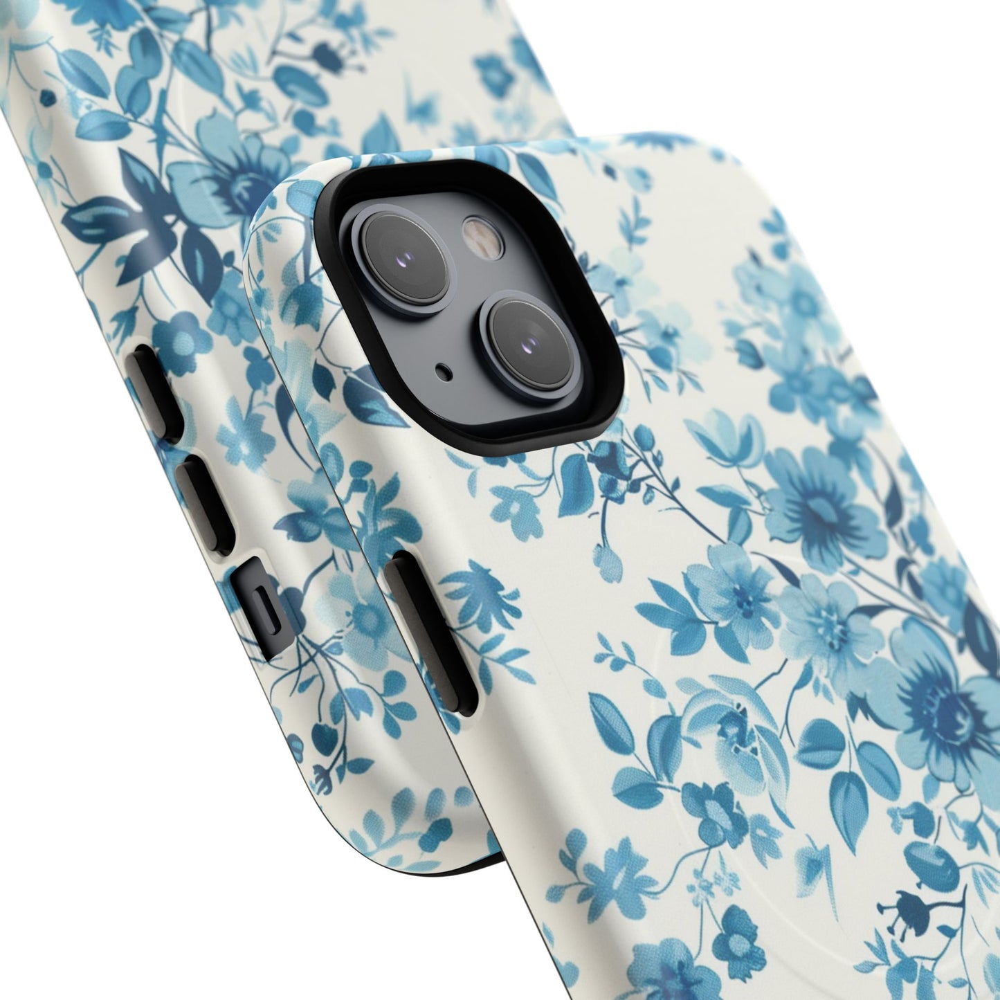 Phone Case - Blue Blossom | MagSafe iPhone Case