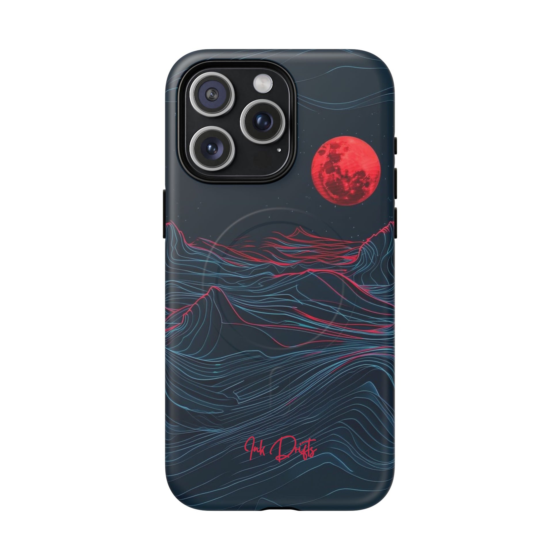 iPhone 15 Pro Max Matte Phone Case - Blood Moon | MagSafe iPhone Case