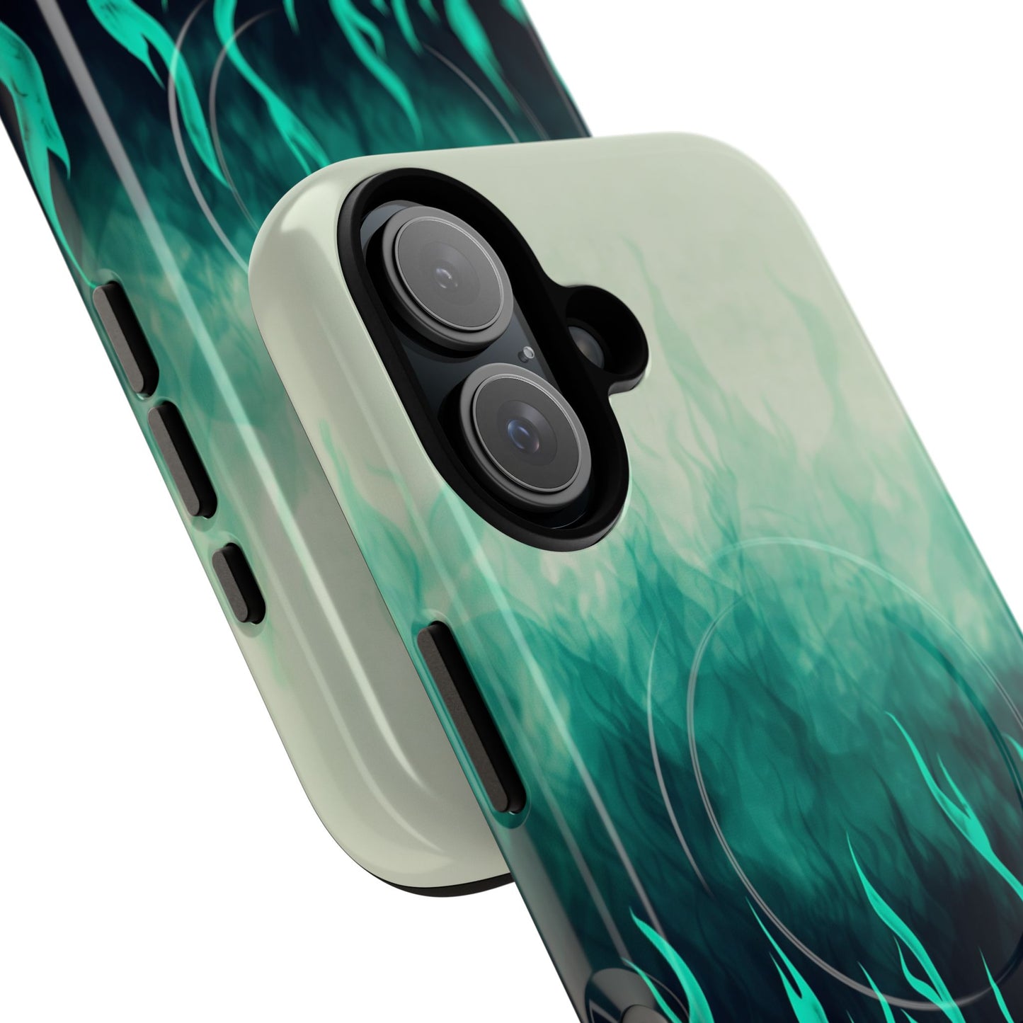 Phone Case - Teal Inferno | MagSafe iPhone Case