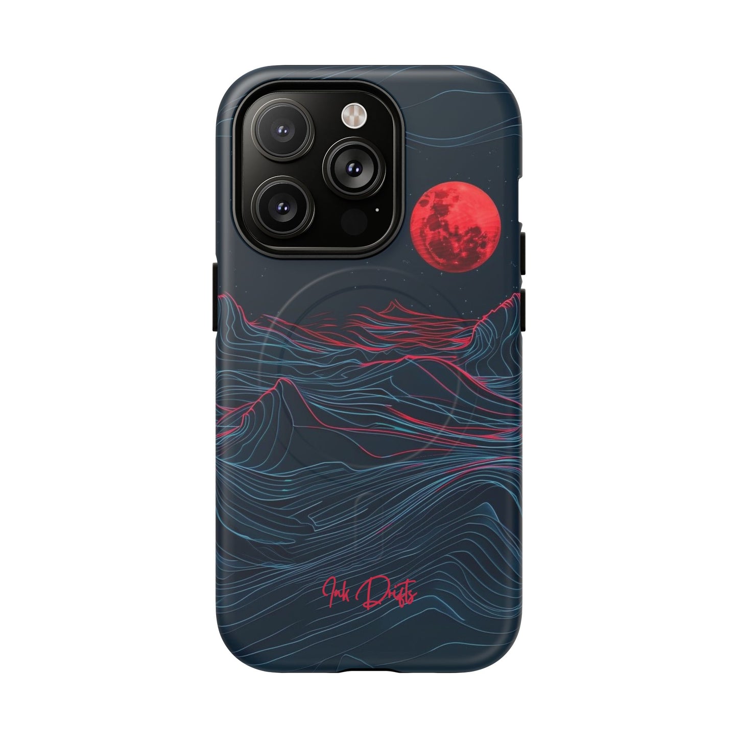 iPhone 14 Pro Matte Phone Case - Blood Moon | MagSafe iPhone Case