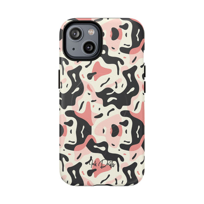 iPhone 14 Matte Phone Case - Pastel Camo | MagSafe iPhone Case