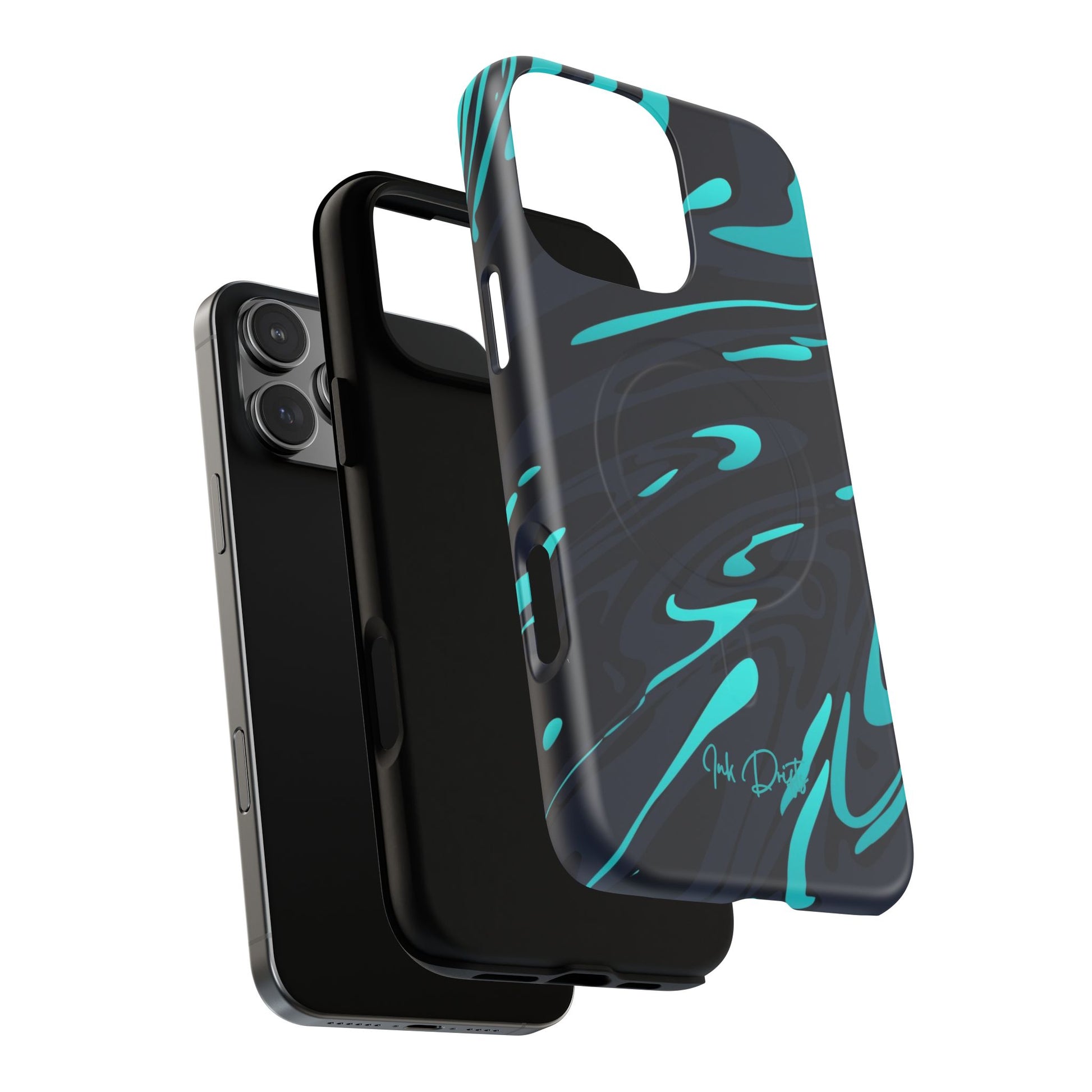 Phone Case - Turquoise Splash | MagSafe iPhone Case