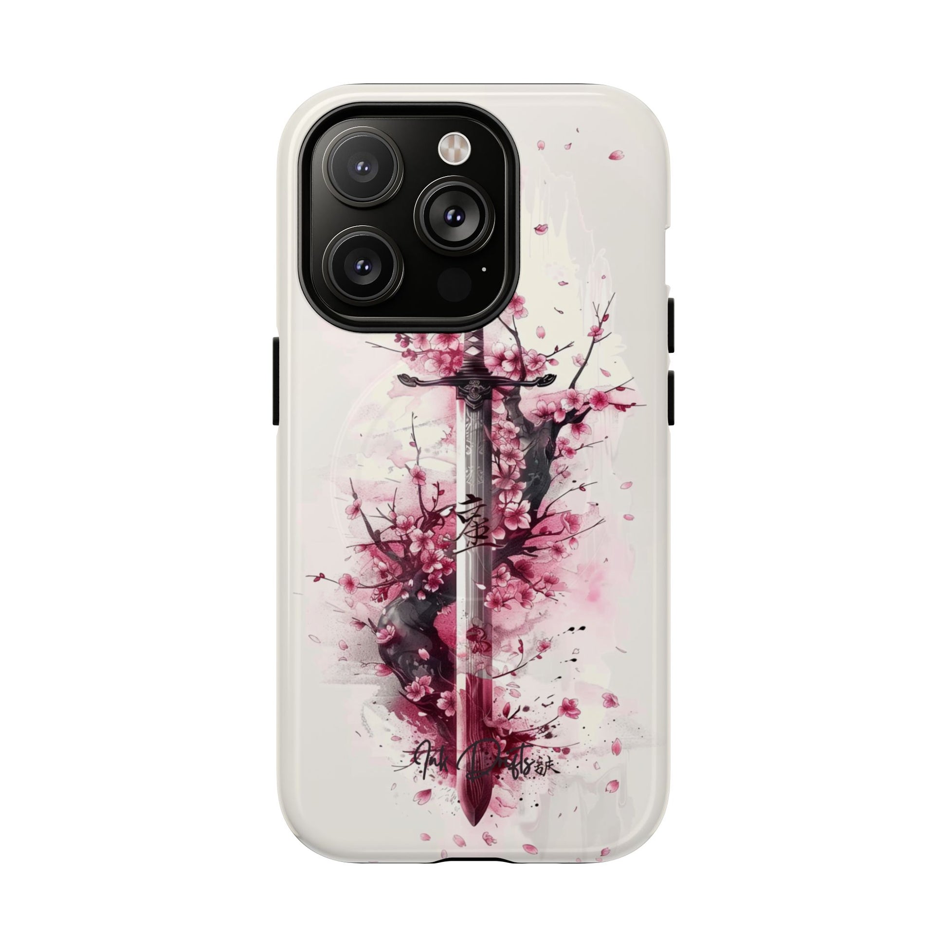 iPhone 14 Pro Glossy Phone Case - Sakura Blade | MagSafe iPhone Case