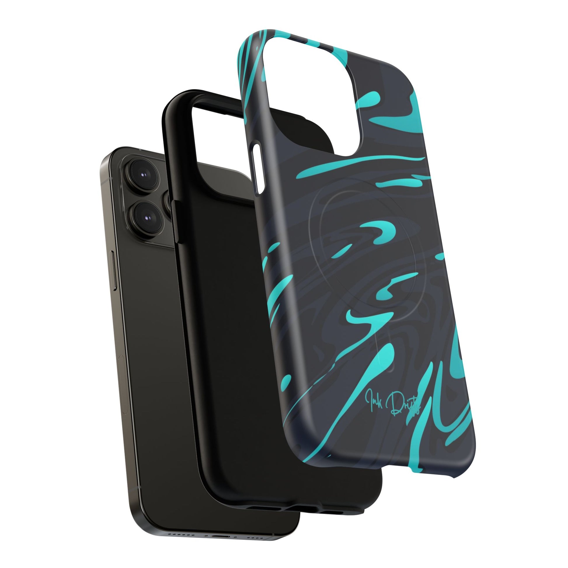 Phone Case - Turquoise Splash | MagSafe iPhone Case