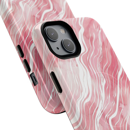 Phone Case - Blush Waves | MagSafe iPhone Case