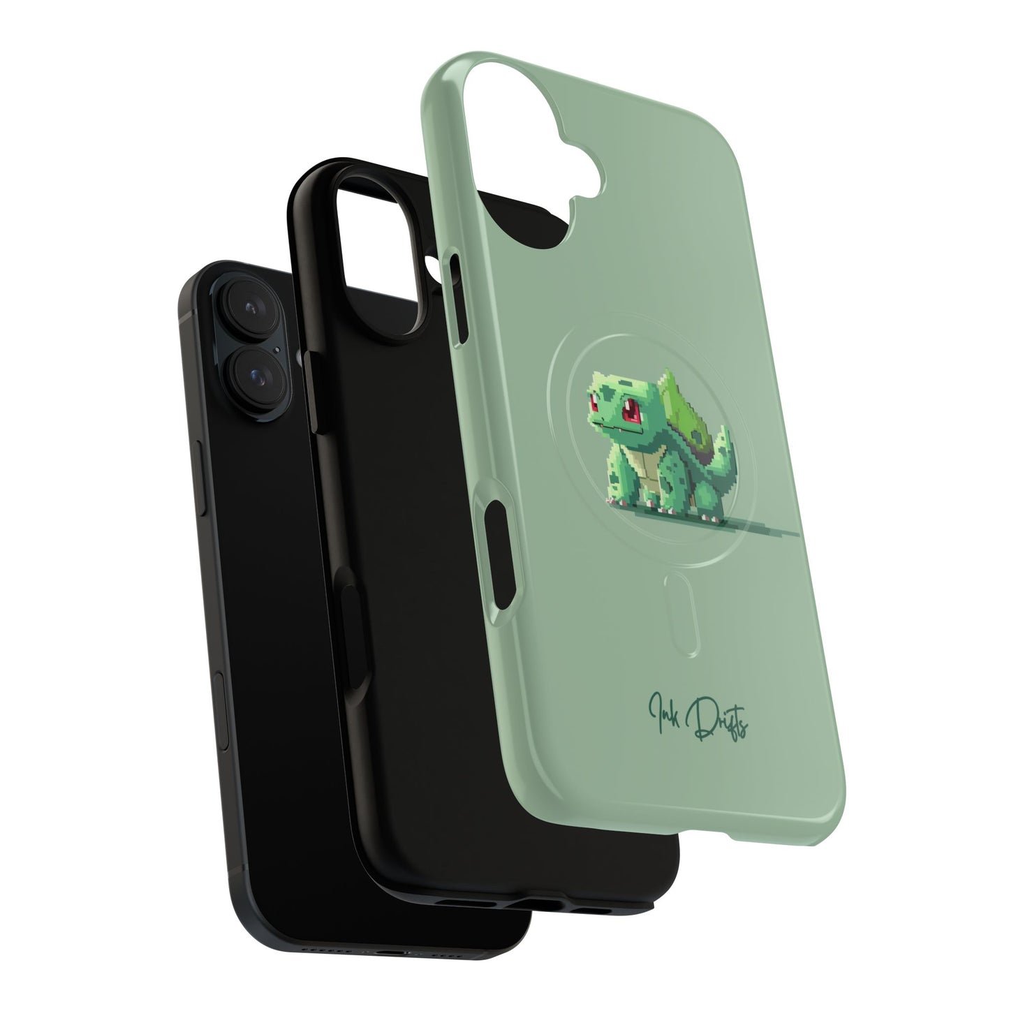 Phone Case - Pixel Bulbasaur | MagSafe iPhone Case