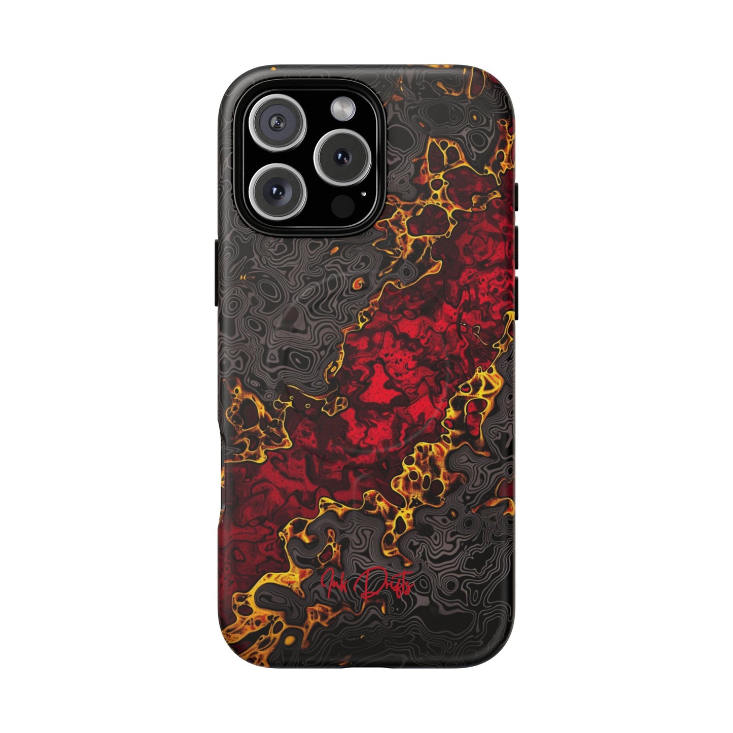 iPhone 16 Pro Max Matte Phone Case - Volcanic Veins | MagSafe iPhone Case