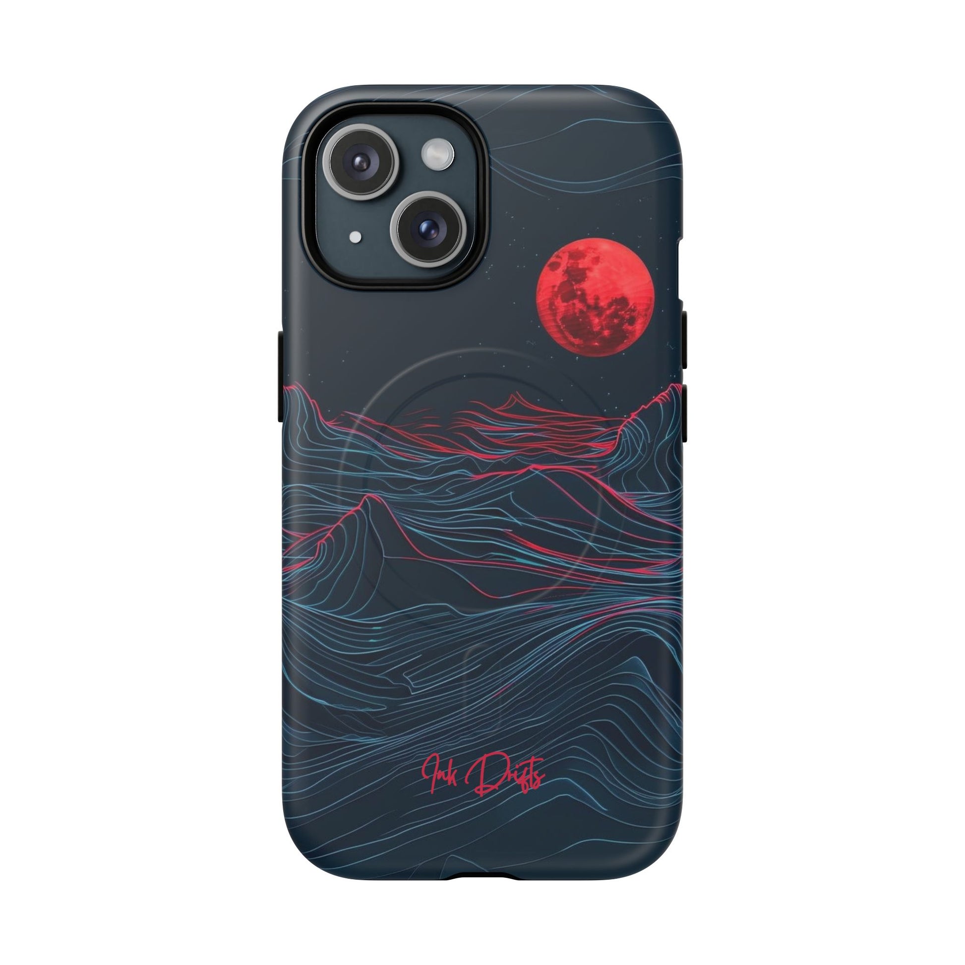 iPhone 15 Matte Phone Case - Blood Moon | MagSafe iPhone Case