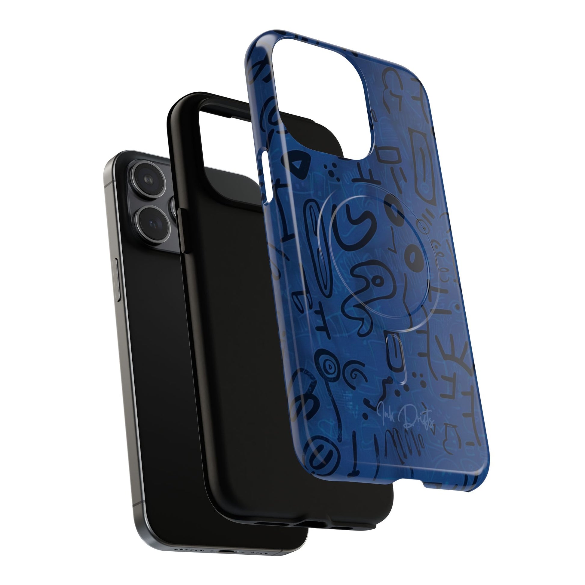 Phone Case - Nocturnal Scribbles | MagSafe iPhone Case