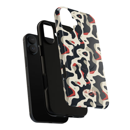 Phone Case - Cream Red Camo | MagSafe iPhone Case