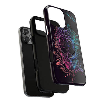 Phone Case - Neon Skull | MagSafe iPhone Case